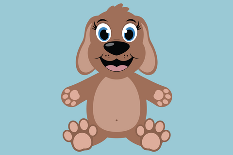 Cute Girl Dog | Pet SVG SVG Captain Creative 