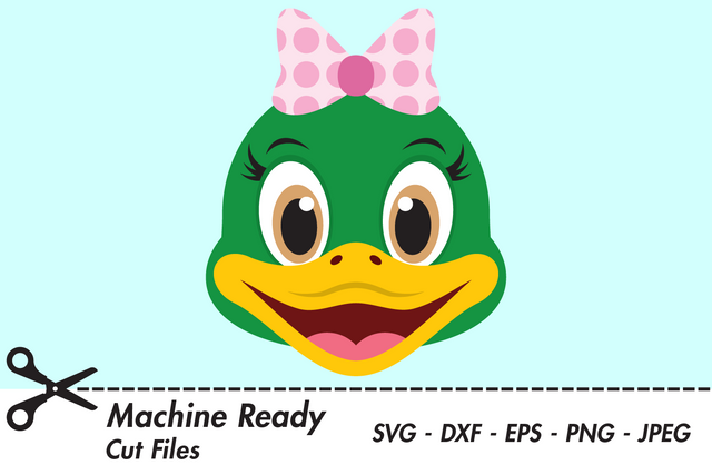 Cute Girl Duck Face | Woodland SVG SVG Captain Creative 