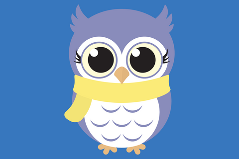Cute Girl Owl | Woodland Winter SVG SVG Captain Creative 