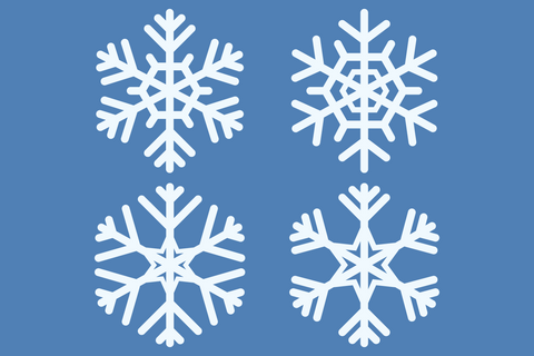 Cute Girl Polar Bear With Snowflakes | Woodland Winter SVG SVG Captain Creative 