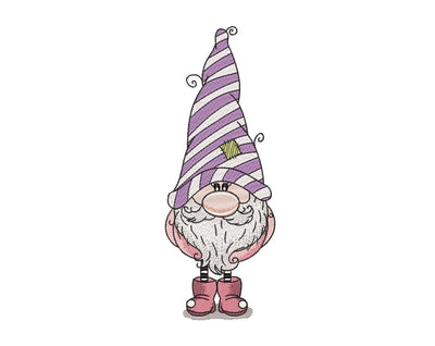 Cute Gnome Embroidery Design, Christmas Embroidery Design, 4 sizes, Instant Download Embroidery/Applique DESIGNS Nino Nadaraia 