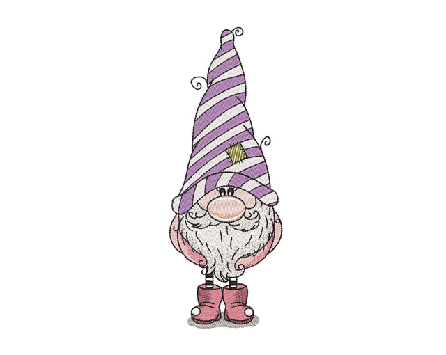 Cute Gnome Embroidery Design, Christmas Embroidery Design, 4 sizes, Instant Download Embroidery/Applique DESIGNS Nino Nadaraia 
