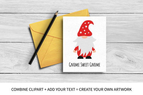 Cute gnomes bundle SVG. Funny gnomes clipart SVG LaBelezoka 