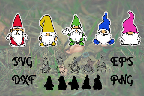 Cute gnomes images SVG dadan_pm 