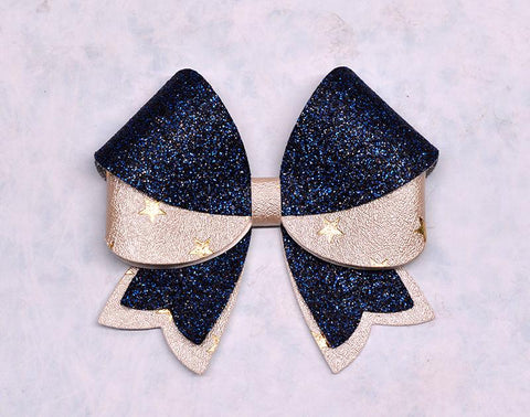 Cute hair bow template SVG ArtiCuties 