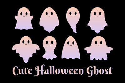 Cute Halloween Ghost Sublimation Rin Green 