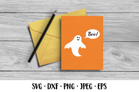 Cute Halloween Ghost SVG SVG LaBelezoka 