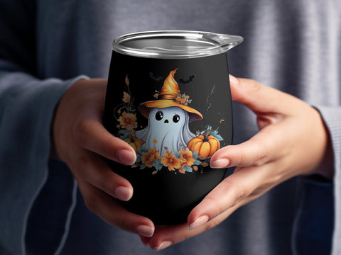 Cute Halloween Ghost T-shirt PNG Sublimation Luvleigh Digitals 