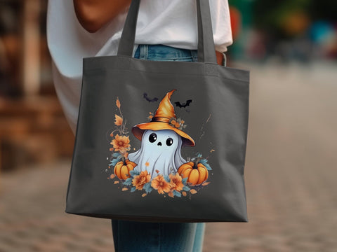 Cute Halloween Ghost T-shirt PNG Sublimation Luvleigh Digitals 