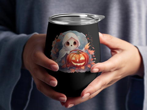 Cute Halloween Ghost T-shirt PNG Sublimation Luvleigh Digitals 