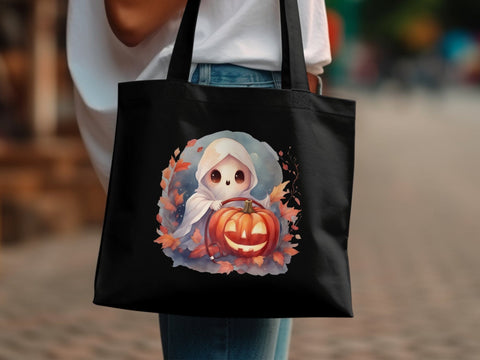 Cute Halloween Ghost T-shirt PNG Sublimation Luvleigh Digitals 