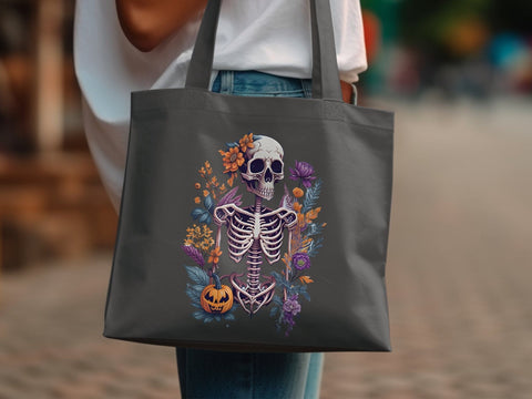 Cute Halloween Skeleton T-shirt PNG Sublimation Luvleigh Digitals 