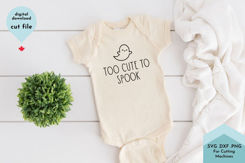 Cute Halloween SVG Cut File - Baby Cute Hand Lettered Fall Design SVG Lettershapes 