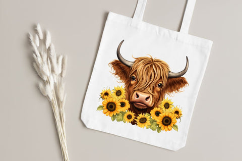 Cute Highland Cow Sublimation Clipart Sublimation Regulrcrative 