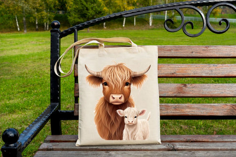Cute Highland Cow Sublimation Clipart Sublimation Regulrcrative 