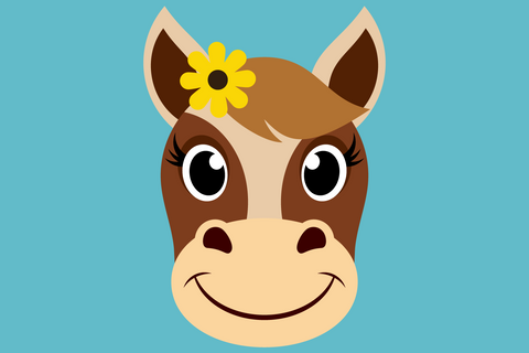 Cute Horse Faces | Farm SVG SVG Captain Creative 