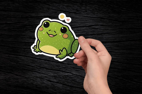 Frog Stickers. 16 Vector Emoji Stickers with Cute Frog – MasterBundles