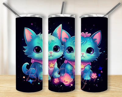 Cute Kawaii Kittens 20oz Skinny Tumbler Png, Cartoon Cute Super Kittens Png, Colorful Kittens Kawaii Png, Cats Coffee Tumbler Wrap, Coffee Tumbler Wrap, Cat Tumbler Wrap Sublimation BouDesign 
