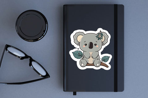 80096 Koala Sticker for Filofaxing & Scrapbooking, Kawaii, Planner