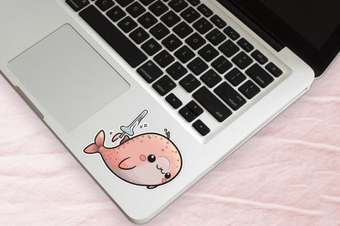 Cute Kawaii Narwhal Stickers Bundle Sublimation Regulrcrative 