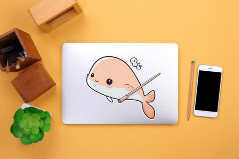 Cute Kawaii Narwhal Stickers Bundle Sublimation Regulrcrative 