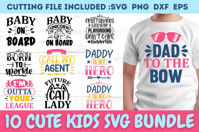 Cute Kids SVG Bundle SVG Designangry 