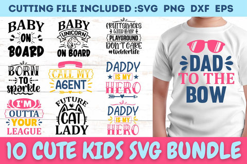 Cute Kids SVG Bundle SVG Designangry 