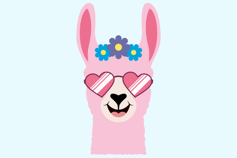 Cute Llama Face Bundle | Farm SVG SVG Captain Creative 