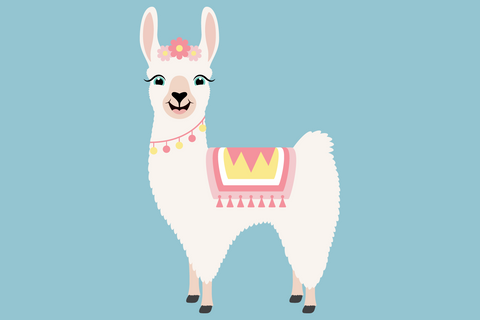 Cute Llamas With Cacti | Farm SVG SVG Captain Creative 