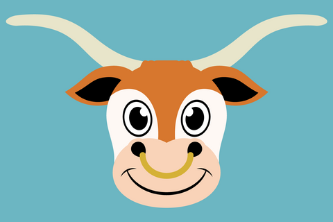Cute Longhorn Faces | Farm SVG SVG Captain Creative 