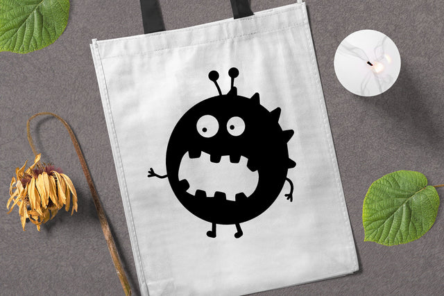 Cute Monster Clipart SVG SVG dapiyupi store 