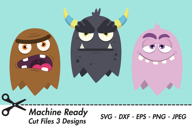 Cute Monster Party Designs | Monster SVG SVG Captain Creative 