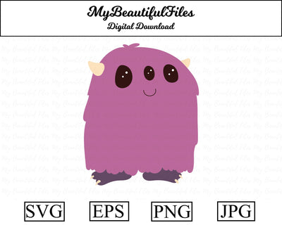 Cute Monster SVG MyBeautifulFiles 