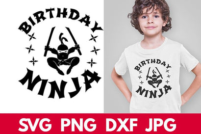 Cute Ninja Birthday SVG SVG Bestteez 