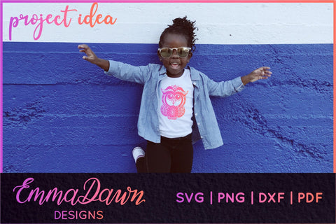 Cute Owl SVG SVG Emma Dawn Designs 