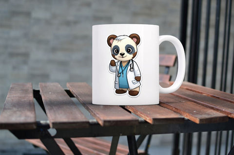 Cute panda Clipart Bundle Sublimation Regulrcrative 