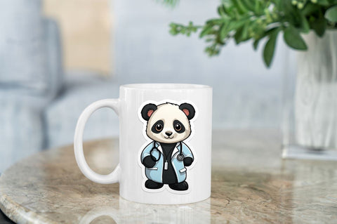 Cute panda Clipart Bundle Sublimation Regulrcrative 
