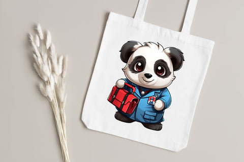 Cute panda Clipart Bundle Sublimation Regulrcrative 