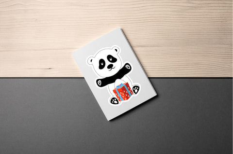Cute Panda Printable Sticker Bundle SVG Regulrcrative 