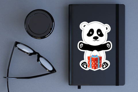 Cute Panda Printable Sticker Bundle SVG Regulrcrative 