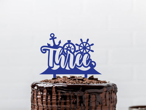 Cute Pirate Cake topper Paper cut SVG Johan Ru designs 