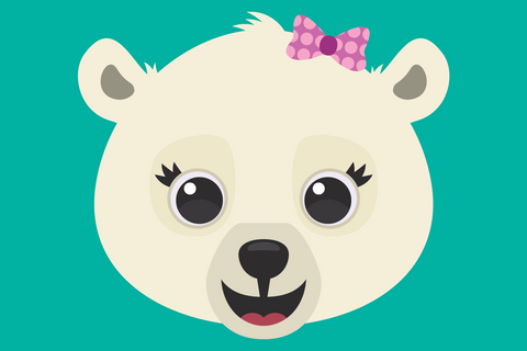 Cute Polar Bear Faces | Woodland SVG SVG Captain Creative 