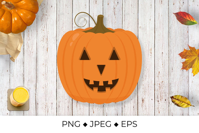 Cute pumpkin face. Halloween Jack o Lantern sublimation design Sublimation LaBelezoka 
