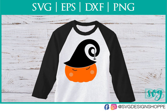Cute Pumpkin Witch SVG SVG Design Shoppe 