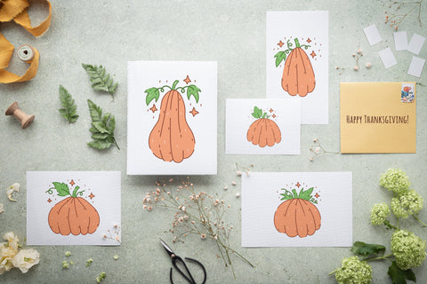 Cute Pumpkins Sublimation Sublimation Rin Green 