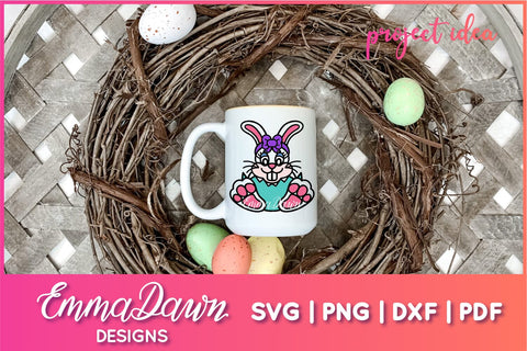 Cute Rabbit SVG, Easter Bunny SVG SVG Emma Dawn Designs 