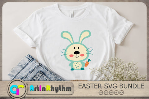 Cute Rabbits Svg, Easter Svg Bundle, Easter Bunnies Svg, Easter Svg SVG Artinrhythm shop 