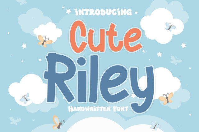 Cute Riley Font Font Fox7 By Rattana 