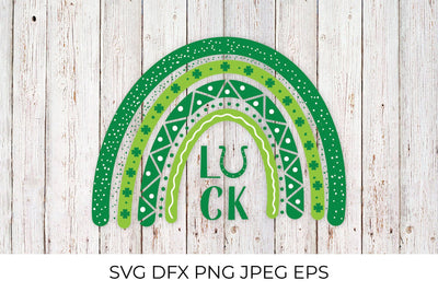 Cute Saint Patricks Day rainbow. St. Patricks Day decorations SVG SVG LaBelezoka 