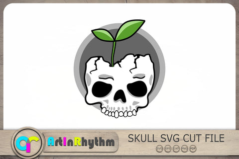 Cute Skull Svg, Skull Svg, Skull Clipart, Skull Svg File SVG Artinrhythm shop 